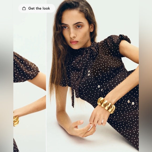 Reformation dress Bloomsberry in Colette dot NWT - Picture 10 of 13